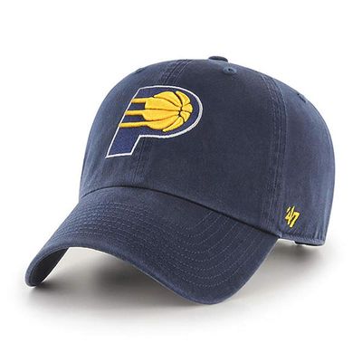 NBA Team Color Clean Up Adjustable Hat, Adult (Indiana Pacers Navy)