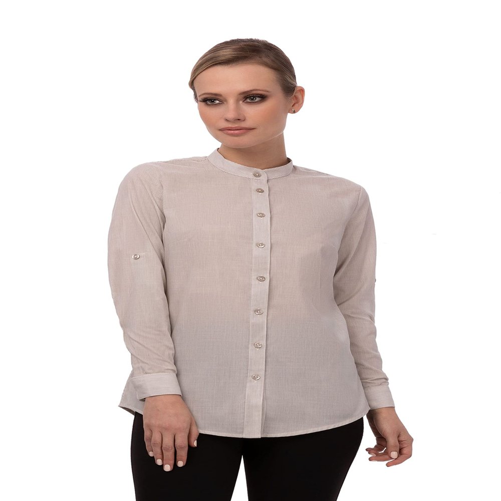 Chef Works Women's Verismo Shirt, Natural, X-Small