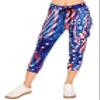 ALWAYS Womens Cargo Capri Jogger Sweatpants with Pockets  Super Soft Stretch Lounge Pants, Casual Joggers for Women, Daily Wear & Travel, American Flag L view 2