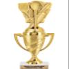 Crown Awards Cooking Trophy, 10" Gold Cup Chef Hat Cooking Trophies with Engraving Included, 1 Pack view 1