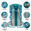HOMIEE 50L Hiking Backpack Travel Bag Waterproof Camping Rucksack with Rain Cover Lightweight Backpacking Backpack view 2