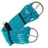 Pony/Mini Teal 9-Strand Western Rope Girth w/ Center D-Rings view 1