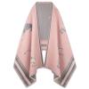 EXTREE Scarfs for Women Pashmina Silky Shawl Wrap for Evening Dressing Blanket Open Front Poncho Cape view 1