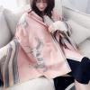 EXTREE Scarfs for Women Pashmina Silky Shawl Wrap for Evening Dressing Blanket Open Front Poncho Cape view 4