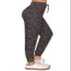 ALWAYS Women Soft Joggers Sweatpants - Track Cuff Pants with Pork Chop Pockets Space Dye Black 2XL view 3
