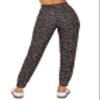 ALWAYS Women Soft Joggers Sweatpants - Track Cuff Pants with Pork Chop Pockets Space Dye Black 2XL view 4