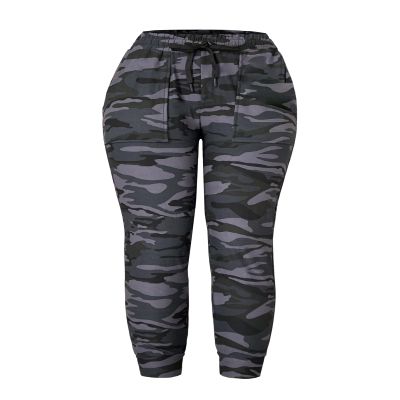ALWAYS Women Camo Jogger Pants - Super Skinny Fit Lightweight Premium Soft Stretch Drawstrings Pockets Pants 153 XL