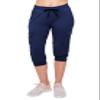 ALWAYS Womens Cargo Capri Jogger Sweatpants with Pockets  Super Soft Stretch Lounge Pants, Casual Joggers for Women, Daily Wear & Travel, Navy L view 3