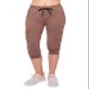 ALWAYS Womens Cargo Capri Jogger Sweatpants with Pockets  Super Soft Stretch Lounge Pants, Casual Joggers for Women, Daily Wear & Travel, Tan M view 3