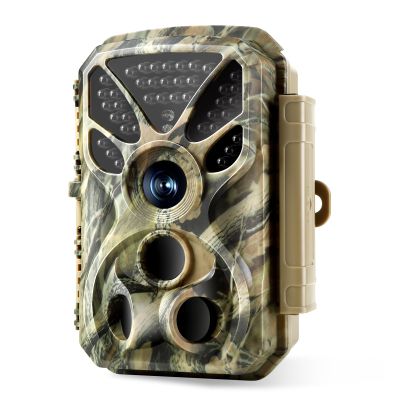 Folgtek 4K Hunting Camera Wildlife Cam 32MP Image & 2160P H.264 Video with Night Vision Motion Activated Password Protected & 120 Wide Angle for Detection Backyard Farm Wild Animals