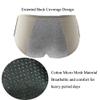 Kissecret Teenager Girl's Breathable Cotton Period Panties Pack of 4pcs Menstrual Heavy Flow Leak-Proof Underwear Briefs (Large, Style1) view 3