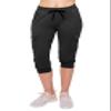 ALWAYS Womens Cargo Capri Jogger Sweatpants with Pockets  Super Soft Stretch Lounge Pants, Casual Joggers for Women, Daily Wear & Travel, Black 2XL view 3