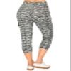 ALWAYS Womens Cargo Capri Jogger Sweatpants with Pockets  Super Soft Stretch Lounge Pants, Casual Joggers for Women, Daily Wear & Travel, Space Dye Blue S view 4