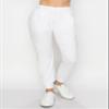 ALWAYS Women Soft Joggers Sweatpants - Track Cuff Pants with Pork Chop Pockets White L view 2