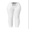 ALWAYS Women Soft Joggers Sweatpants - Track Cuff Pants with Pork Chop Pockets White L view 4