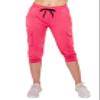 ALWAYS Womens Cargo Capri Jogger Sweatpants with Pockets  Super Soft Stretch Lounge Pants, Casual Joggers for Women, Daily Wear & Travel, Neon Pink XL view 2