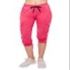 ALWAYS Womens Cargo Capri Jogger Sweatpants with Pockets  Super Soft Stretch Lounge Pants, Casual Joggers for Women, Daily Wear & Travel, Neon Pink XL view 3