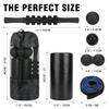 Foam Roller Set - High Density Back Roller, Muscle Roller Stick,2 Foot Fasciitis Ball, Stretching Strap, Massager Ball for Whole Body Physical Therapy & Exercise, Yoga, Back Pain, Leg, Deep Tissue view 2
