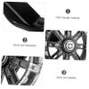 2 Pcs Light Flashing Mute Children Bike Auxiliary Wheel Bicycle Accessories with 12 Inch Bracket view 3