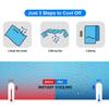 Cooling Towel,Vofler Cool Towels Pack Set Microfiber Chilly Ice Cold Head Band Bandana Neck Wrap (40"x 12") for Athlete Men Women Youth Kids Dogs Yoga Outdoor Golf Running Hiking Sports Camping Travel view 3