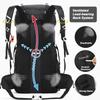 HOMIEE 50L Hiking Backpack Travel Bag Waterproof Camping Rucksack with Rain Cover Lightweight Backpacking Backpack, Black view 3