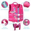 Zeraty Toddler Swim Vest Neoprene Kids Float Jacket Swimming Aid for Children with Adjustable Safety Strap Age 1-9+ Years/36-88Lbs view 3