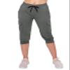 ALWAYS Womens Cargo Capri Jogger Sweatpants with Pockets  Super Soft Stretch Lounge Pants, Casual Joggers for Women, Daily Wear & Travel, Charcoal M view 2