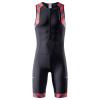 MY KILOMETRE Mens Triathlon Tri Suit with 2 Big Side Pockets Triathlon Racing Suit with Front Zip Red view 1