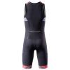 MY KILOMETRE Mens Triathlon Tri Suit with 2 Big Side Pockets Triathlon Racing Suit with Front Zip Red view 3