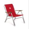 FORMA MARINE High Back Deck Chair, Boat Chair, Folding, Anodized, Aluminium, RED, Model M150R view 1