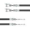 10L0L Golf Cart Brake Cable Set (2Pcs) Fits for Club Car Precedent Replaces Passenger Side & Driver Side for Club Car G&E 2008-up Precedent 103528701,102557501,103528702,102557502 view 2