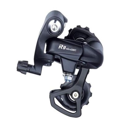 microSHIFT R8 Rear Derailleur - 8,9 Speed, Long Cage, Black