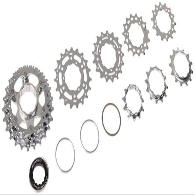 microSHIFT G10 Cassette - 10 Speed, 11-25t, Silver, Chrome Plated, with Spider