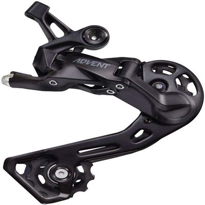 microSHIFT Advent Rear Derailleur - 9 Speed, Medium Cage, Black