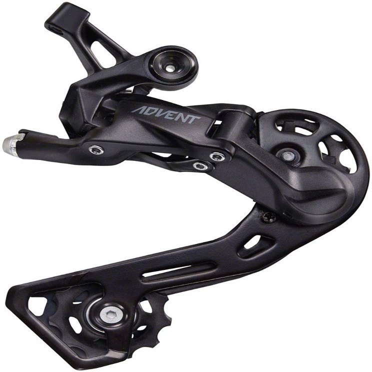 microSHIFT Advent Rear Derailleur - 9 Speed, Medium Cage, Black