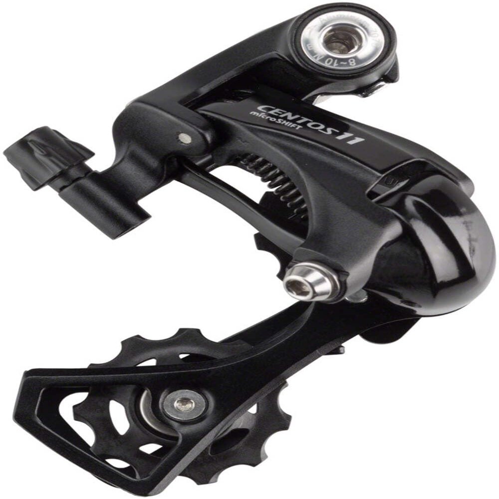 microSHIFT | Centos Rear Derailleur | 11 Speed | Short Cage | Black