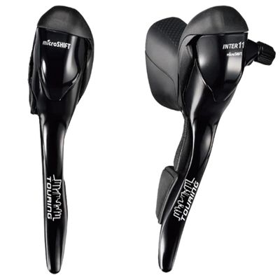 microSHIFT | Internal Gear Drop Bar Shifter Set | Shimano Alfine 11 Compatible
