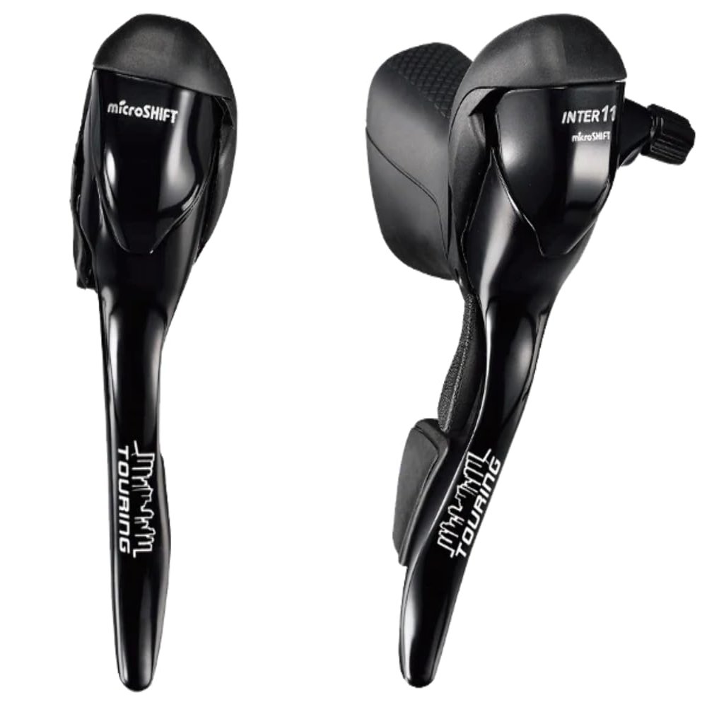microSHIFT | Internal Gear Drop Bar Shifter Set | Shimano Alfine 11 Compatible