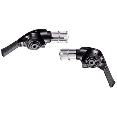 microSHIFT | Bar End Shifter Set | 10-Speed Mountain | Double/Triple | Shimano Compatible | Black