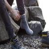 281Z Military Cotton Micro Crew Boot Socks - Cushioned Sole - Moisture Wicking - Odor Resistant - Hiking Trekking Outdoor (Dark Grey X-Small 2 Pairs) view 3