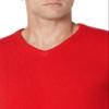 Amazon Essentials Men's Long-Sleeve Soft Touch V-Neck Sweater, Red, Large view 4