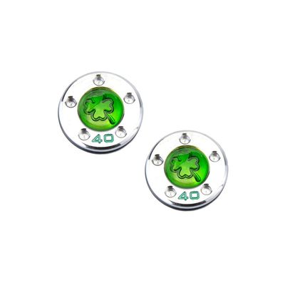 GOOACTION Golf Custom Putter Weights Green Four-Leaf Lucky Clover Pattern 2PCS 40g Compatible with Select Newport Studio Design California GoLo Futura X Series Putter Clubs