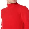 Amazon Essentials Men's Long-Sleeve Soft Touch Mockneck Sweater, -Red, Large view 4