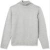 Amazon Essentials Men's Long-Sleeve Soft Touch Cotton Blend Turtleneck Sweater, Light Grey, Large view 1