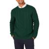 Amazon Essentials Men's Long-Sleeve 100% Cotton Fisherman Cable Crewneck Sweater, Dark Green, X-Small view 1