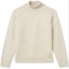 Amazon Essentials Men's Long-Sleeve Soft Touch Cotton Blend Turtleneck Sweater, Off-white, Small view 1