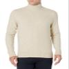 Amazon Essentials Men's Long-Sleeve Soft Touch Cotton Blend Turtleneck Sweater, Off-white, Small view 2