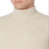 Amazon Essentials Men's Long-Sleeve Soft Touch Cotton Blend Turtleneck Sweater, Off-white, Small view 4