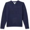 Amazon Essentials Men's Long-Sleeve Soft Touch V-Neck Sweater, Navy, X-Small view 1
