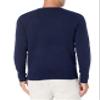 Amazon Essentials Men's Long-Sleeve Soft Touch V-Neck Sweater, Navy, X-Small view 3
